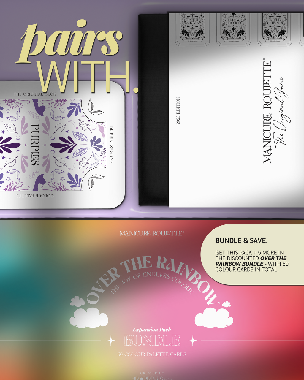 Manicure Roulette Shades of Purple | Purple Colours Colour Palette Expansion Pack