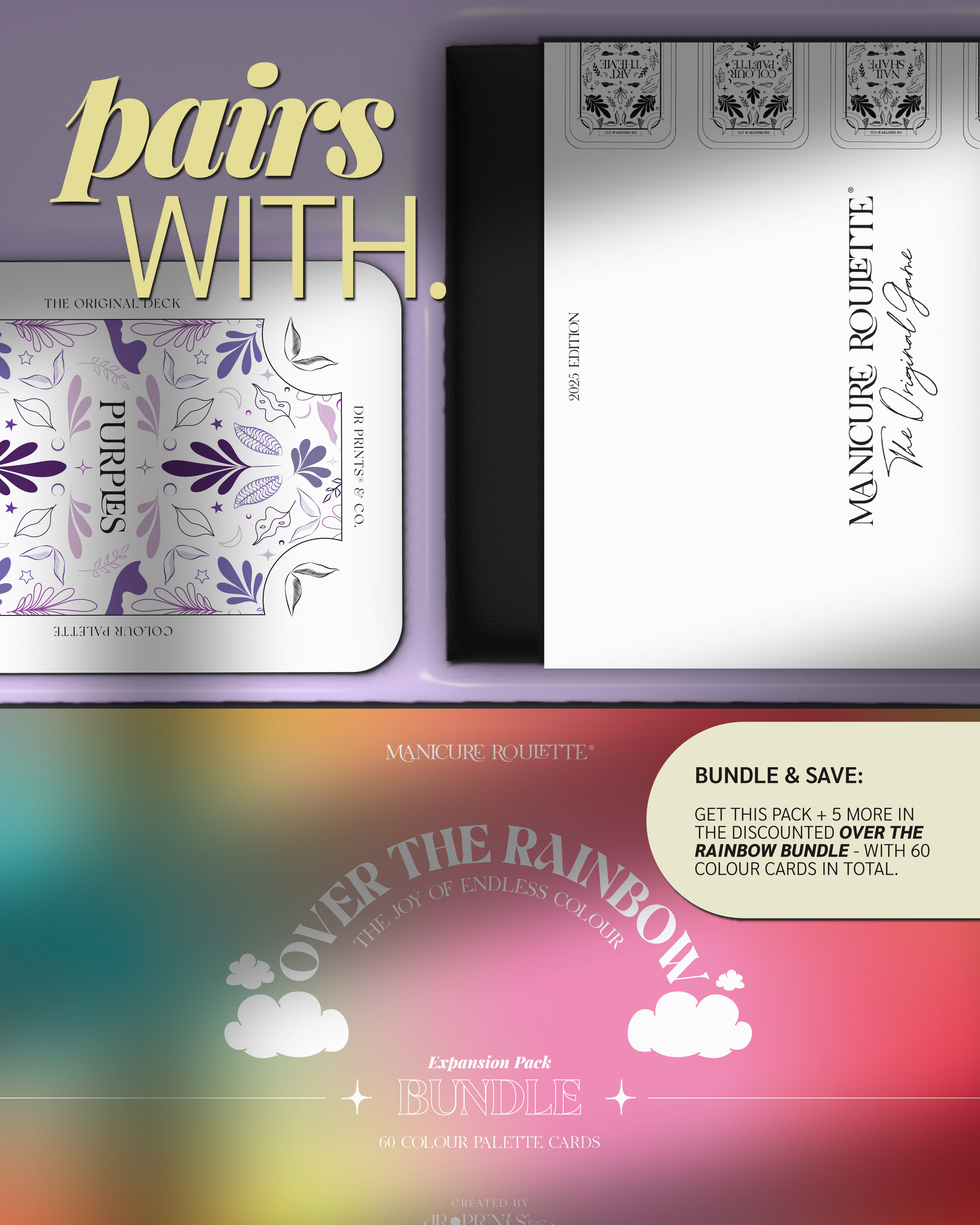 Manicure Roulette Shades of Purple | Purple Colours Colour Palette Expansion Pack