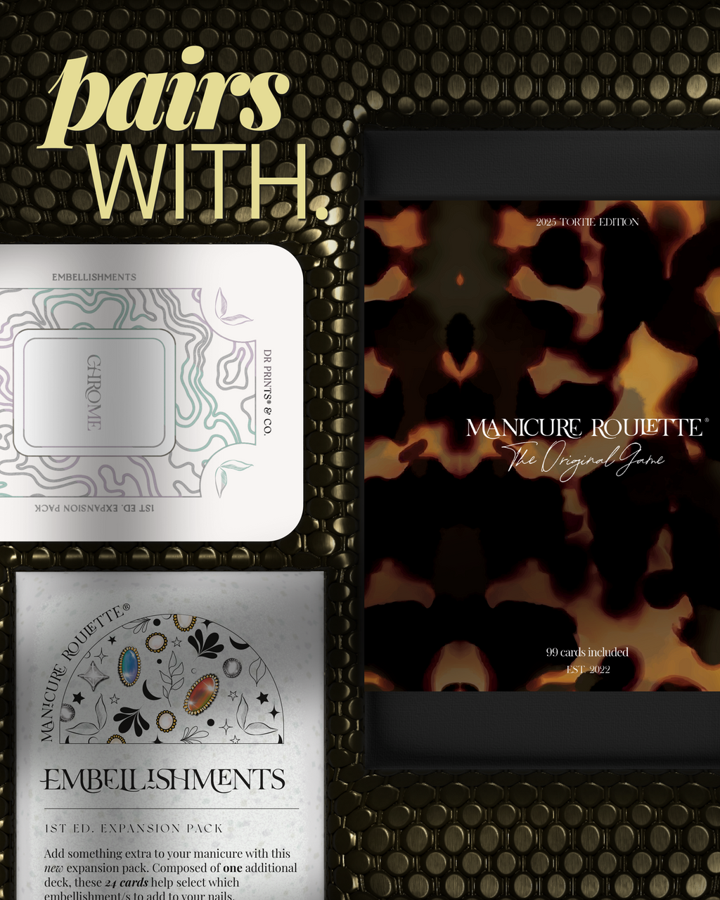 Manicure Roulette Metallics Electrum | Chrome Metallic Colour Palette Expansion Pack