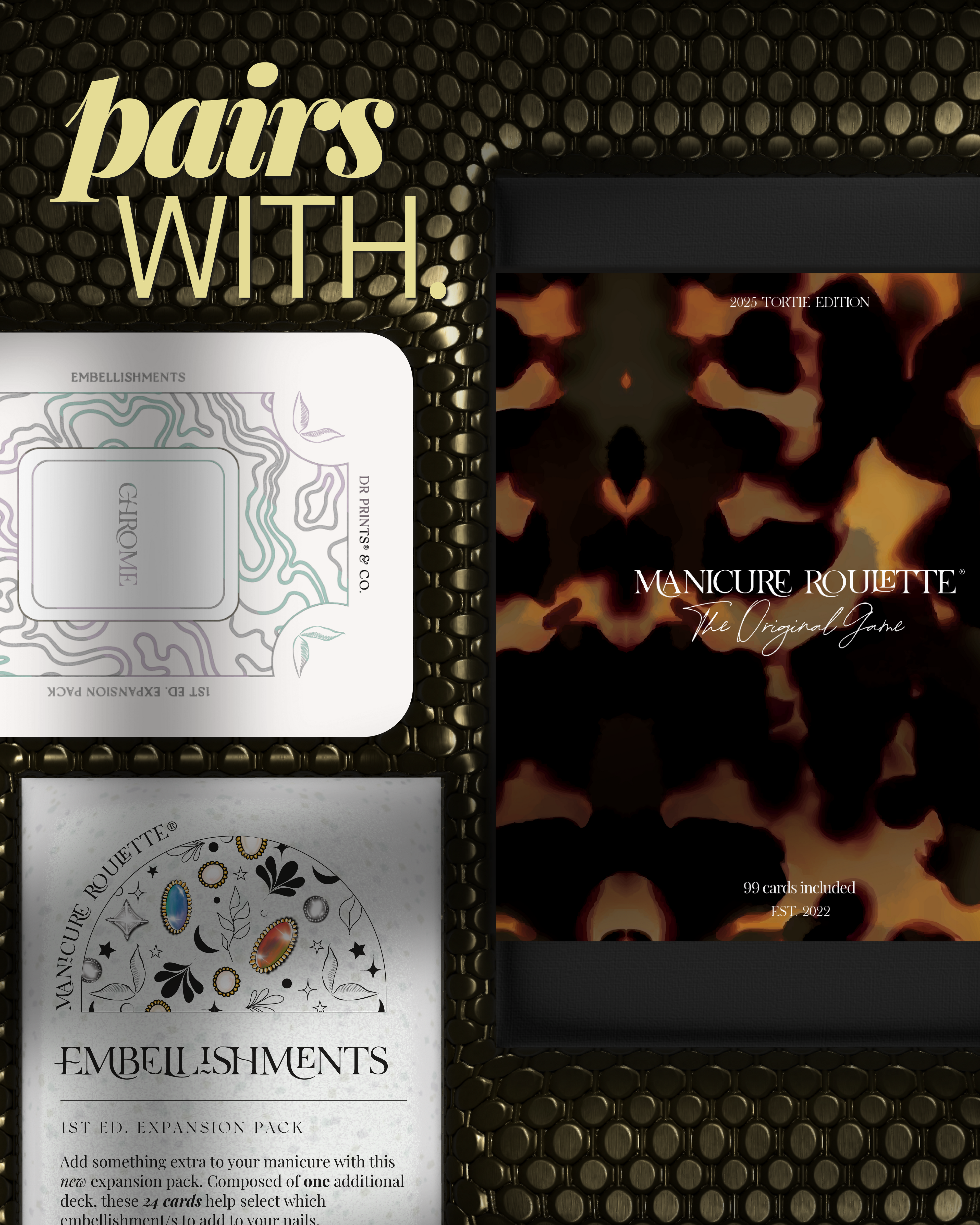 Manicure Roulette Metallics Electrum | Chrome Metallic Colour Palette Expansion Pack