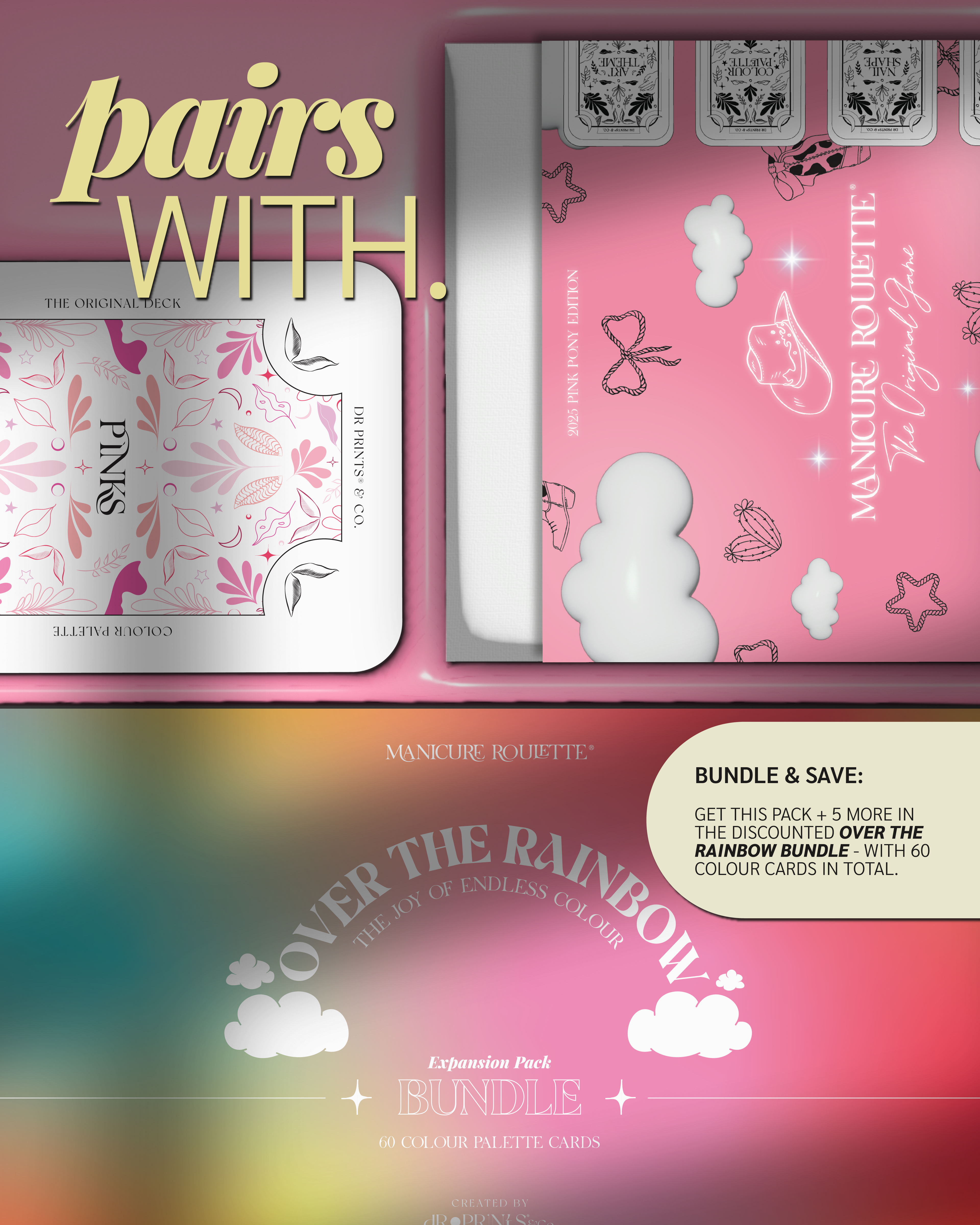 Manicure Roulette Shades of Pink | Pink Colours Colour Palette Expansion Pack