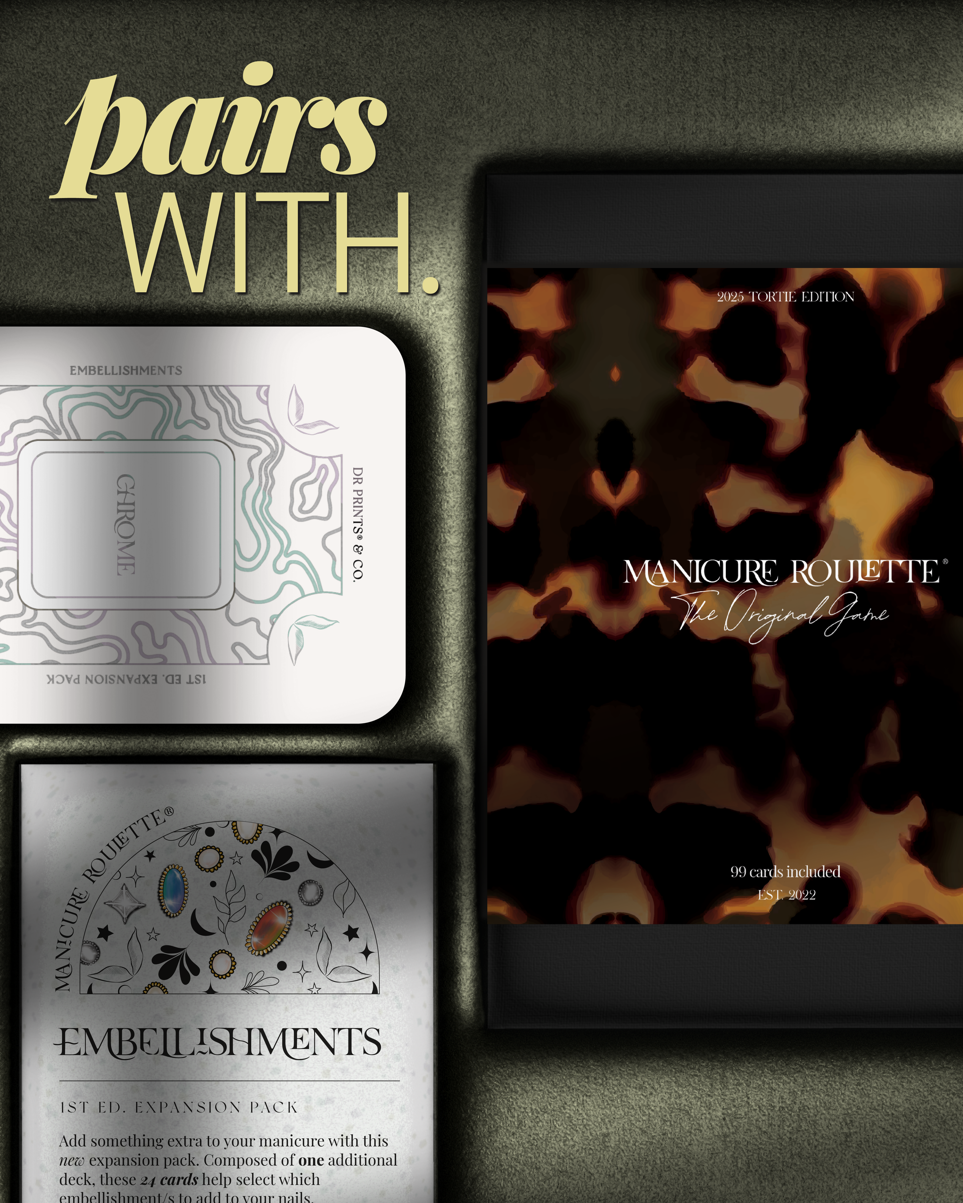 Manicure Roulette Metallics Earth | Chrome Metallic Colour Palette Expansion Pack