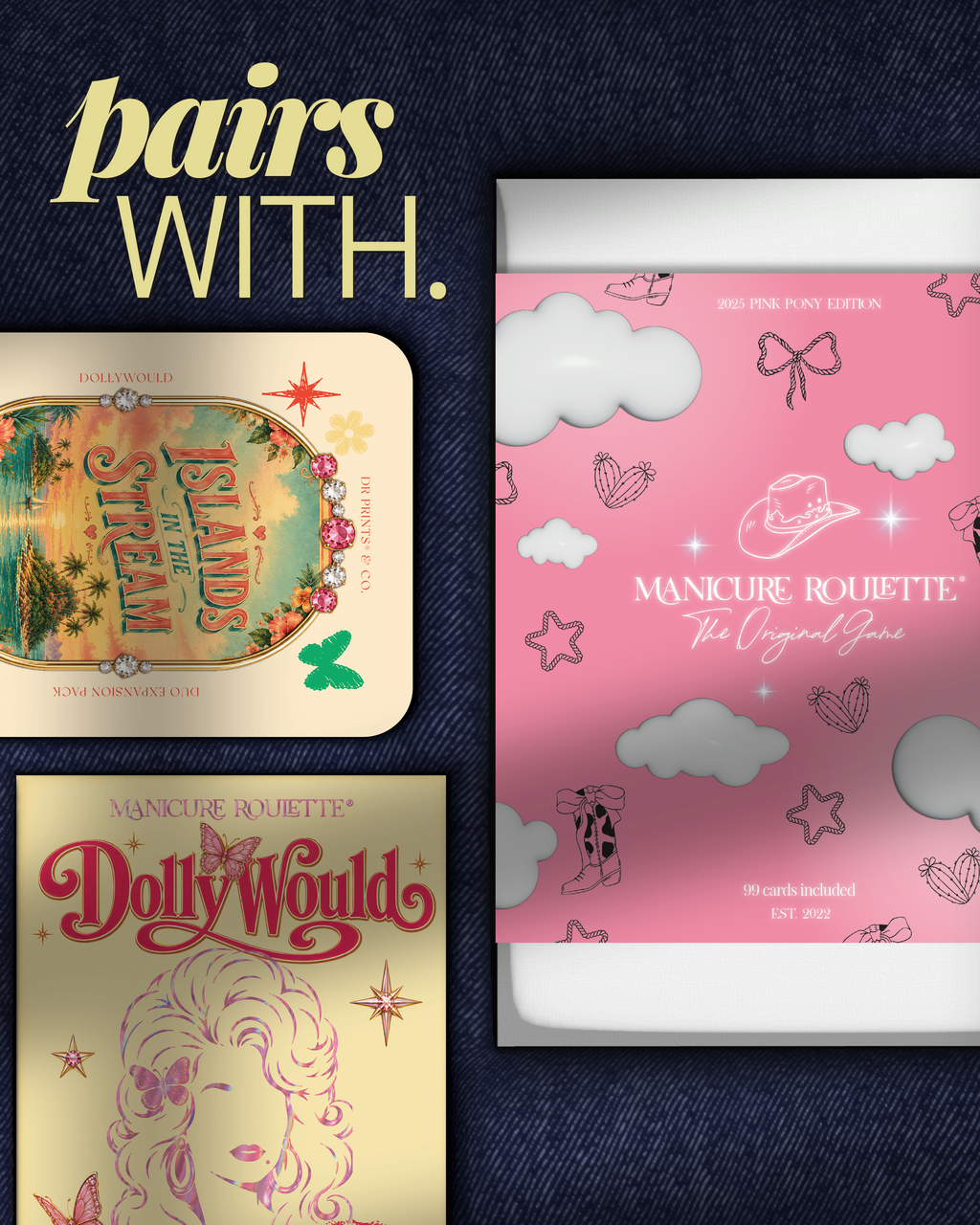 Manicure Roulette Rhinestones & Rodeos | Cowgirl Art Theme Expansion Pack