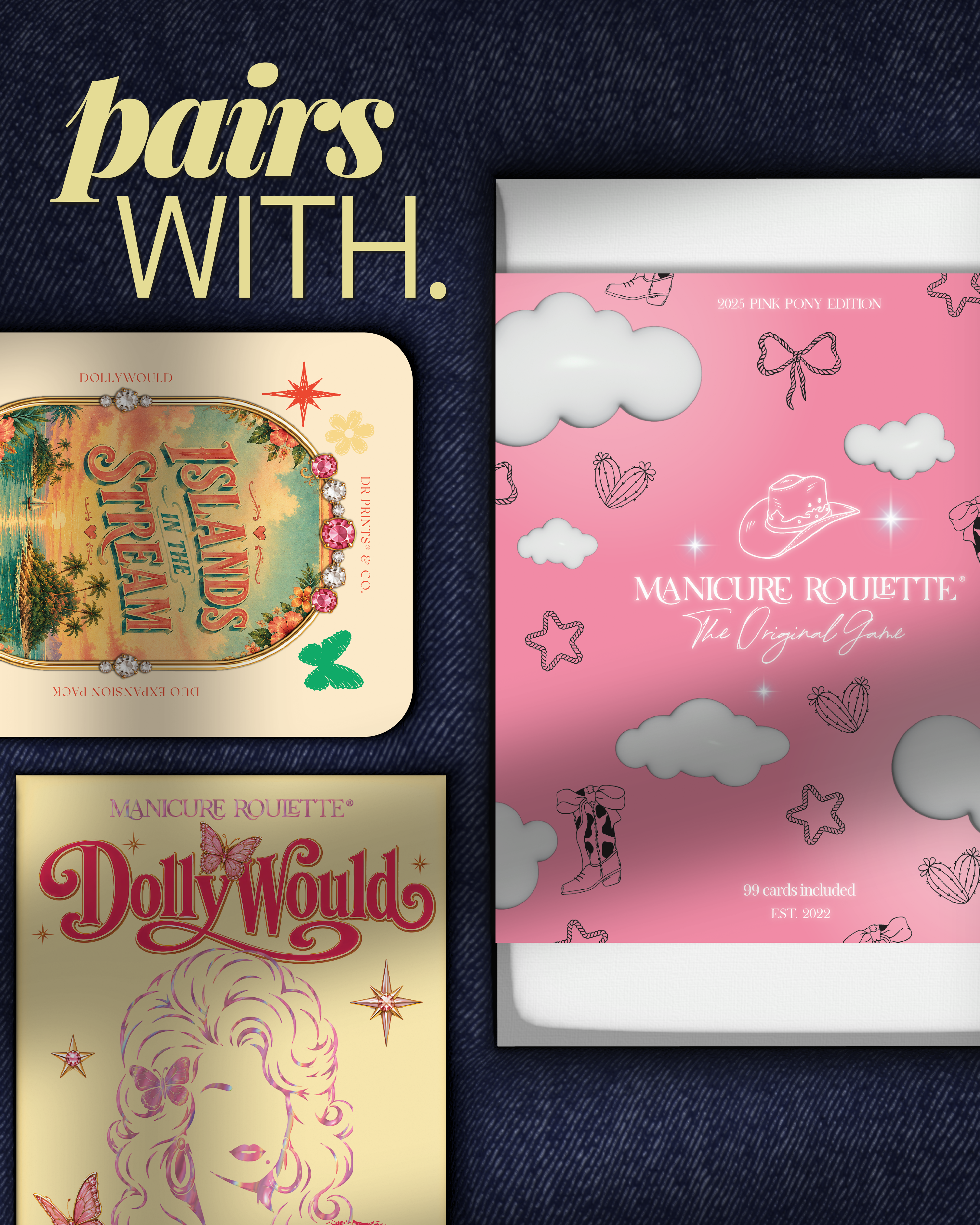 Manicure Roulette Rhinestones & Rodeos | Cowgirl Art Theme Expansion Pack