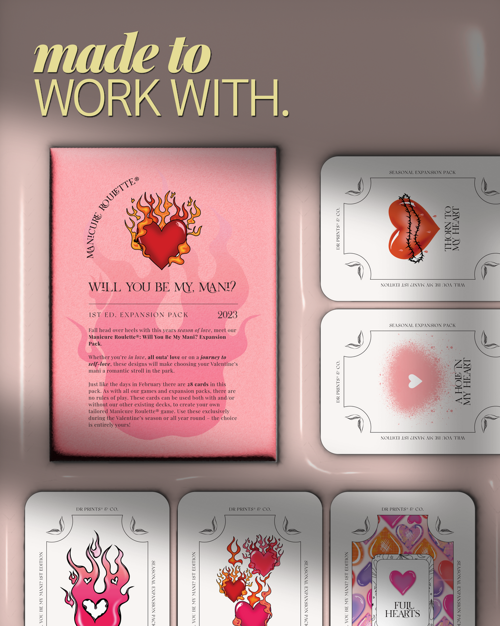 Paint Cure Peel Heart Shapes Shape Guide Kit | 10 Reusable Guides to Pre-make Gel Nail Art