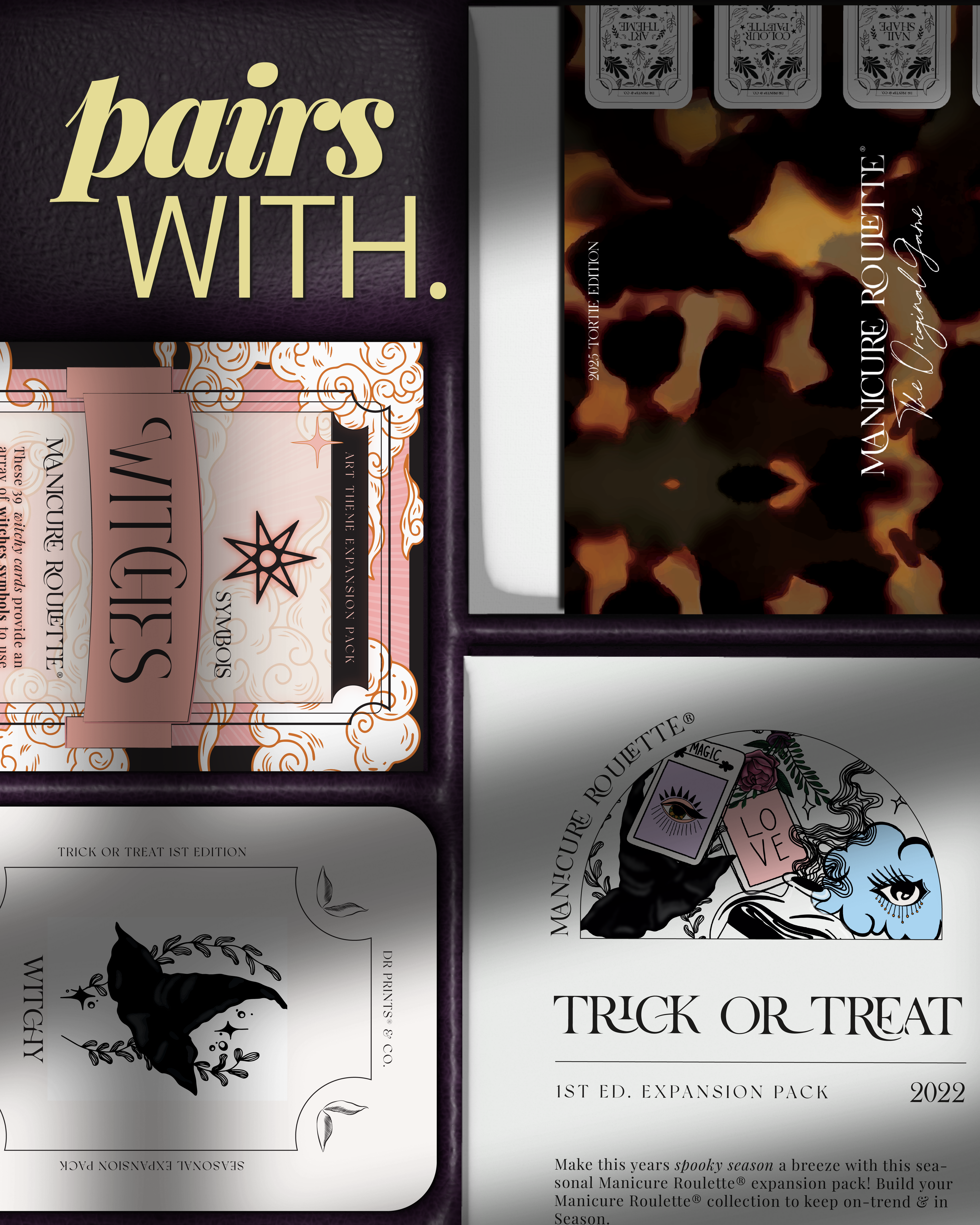 Manicure Roulette Witches Which Witch? | Art Theme Expansion Pack