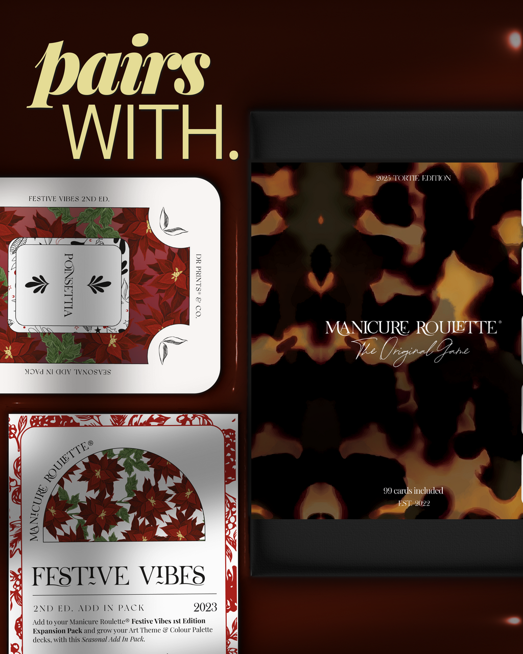 Manicure Roulette Festive Vibes | Christmas Holiday Seasonal Expansion Pack