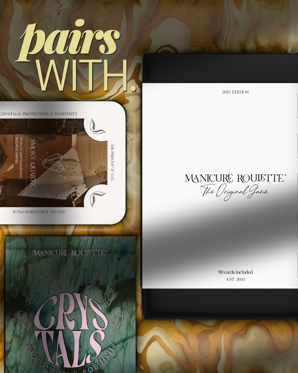 Manicure Roulette Crystals: Healing & Happiness | Art Theme Expansion Pack