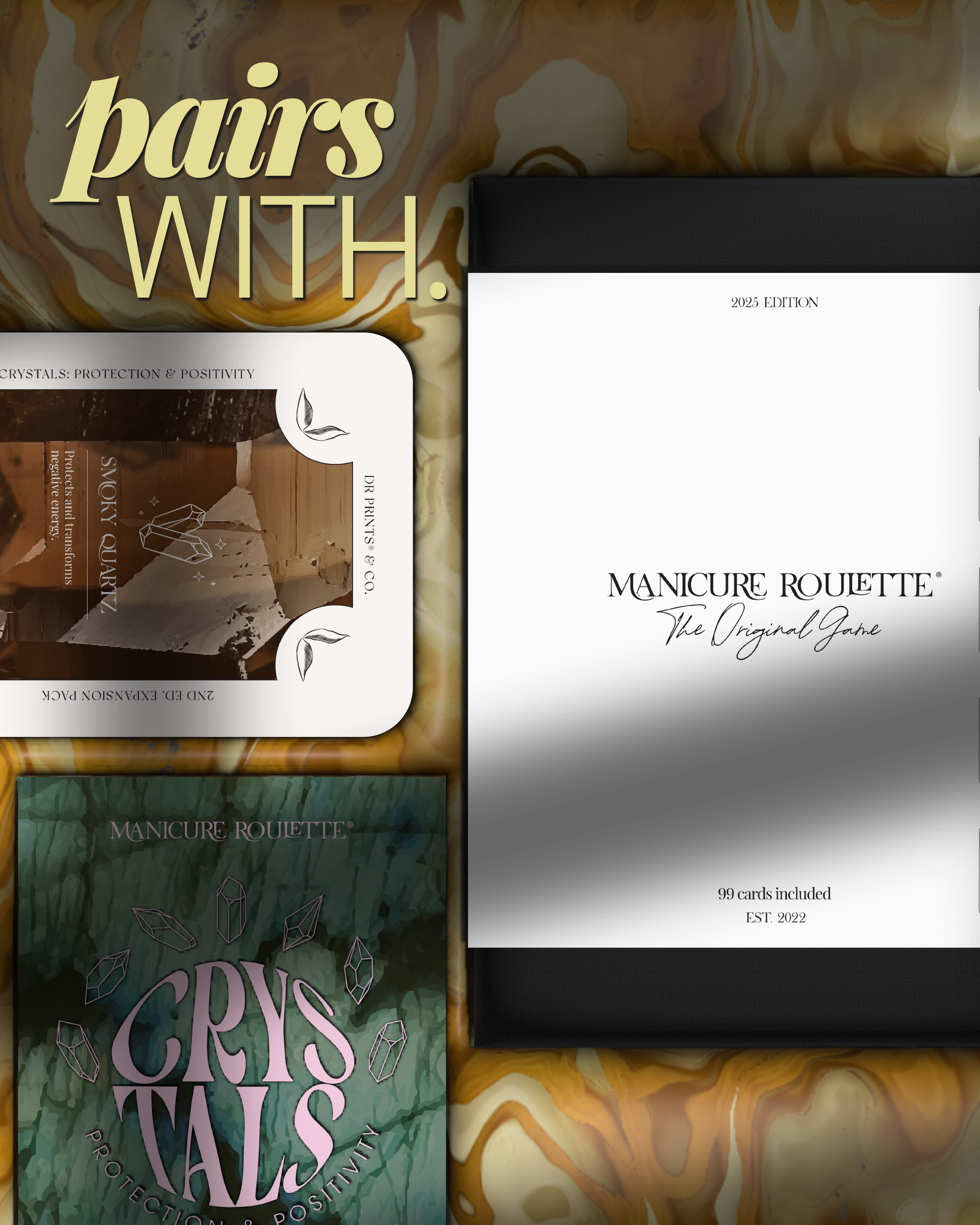 Manicure Roulette Crystals: Healing & Happiness | Art Theme Expansion Pack