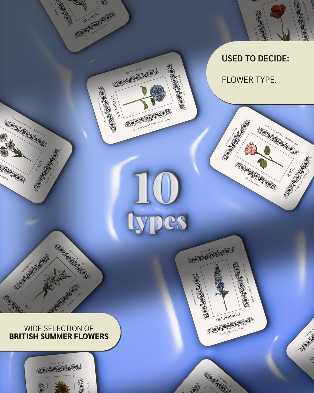 Manicure Roulette: In Bloom | British Summer Flower Type Expansion Pack