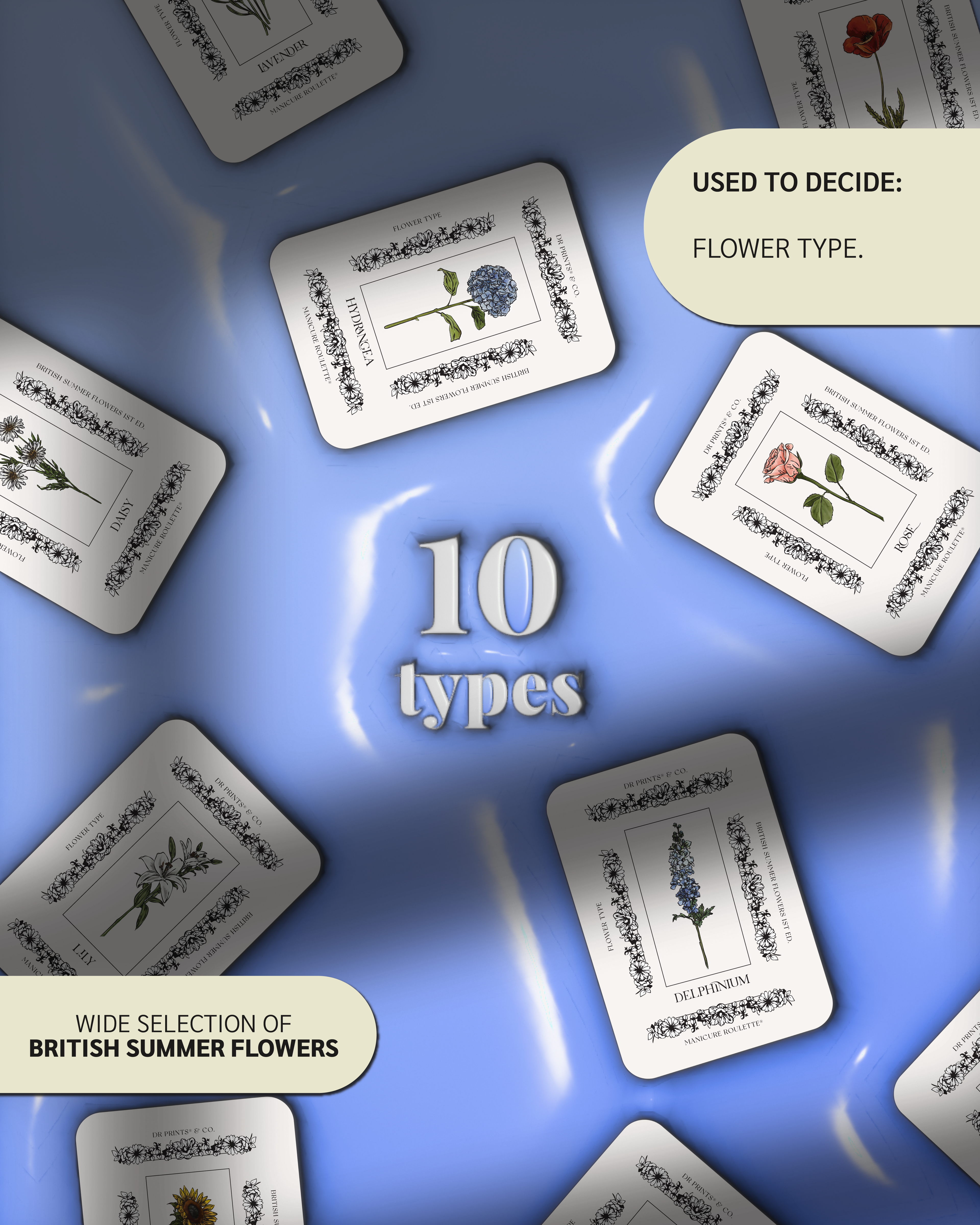 Manicure Roulette: In Bloom | British Summer Flower Type Expansion Pack