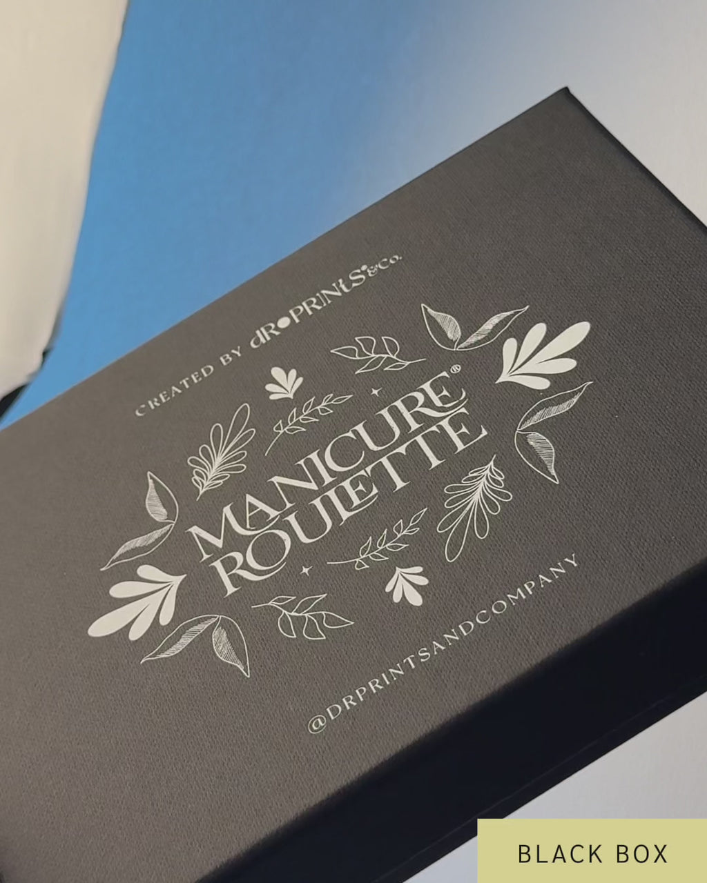 Manicure Roulette Collectors Box | Manicure Roulette Card & Expansion Pack Storage Box